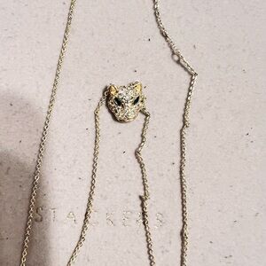 Melinda Maria Gold Leopard Necklace